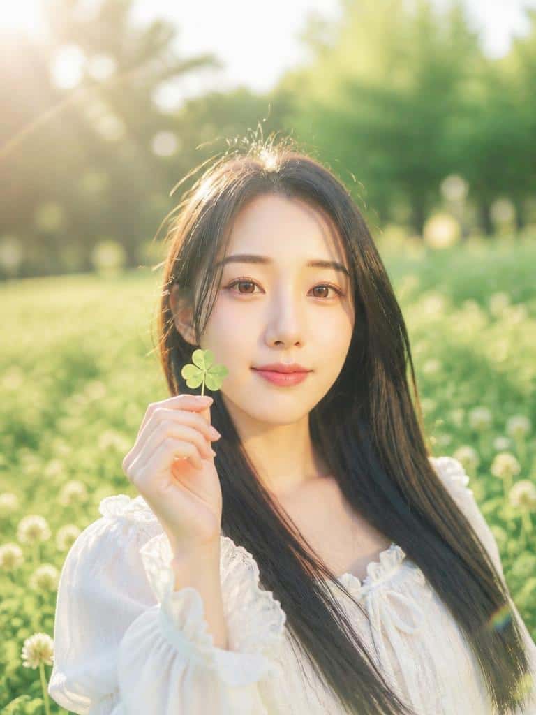 Flower Field Portrait
