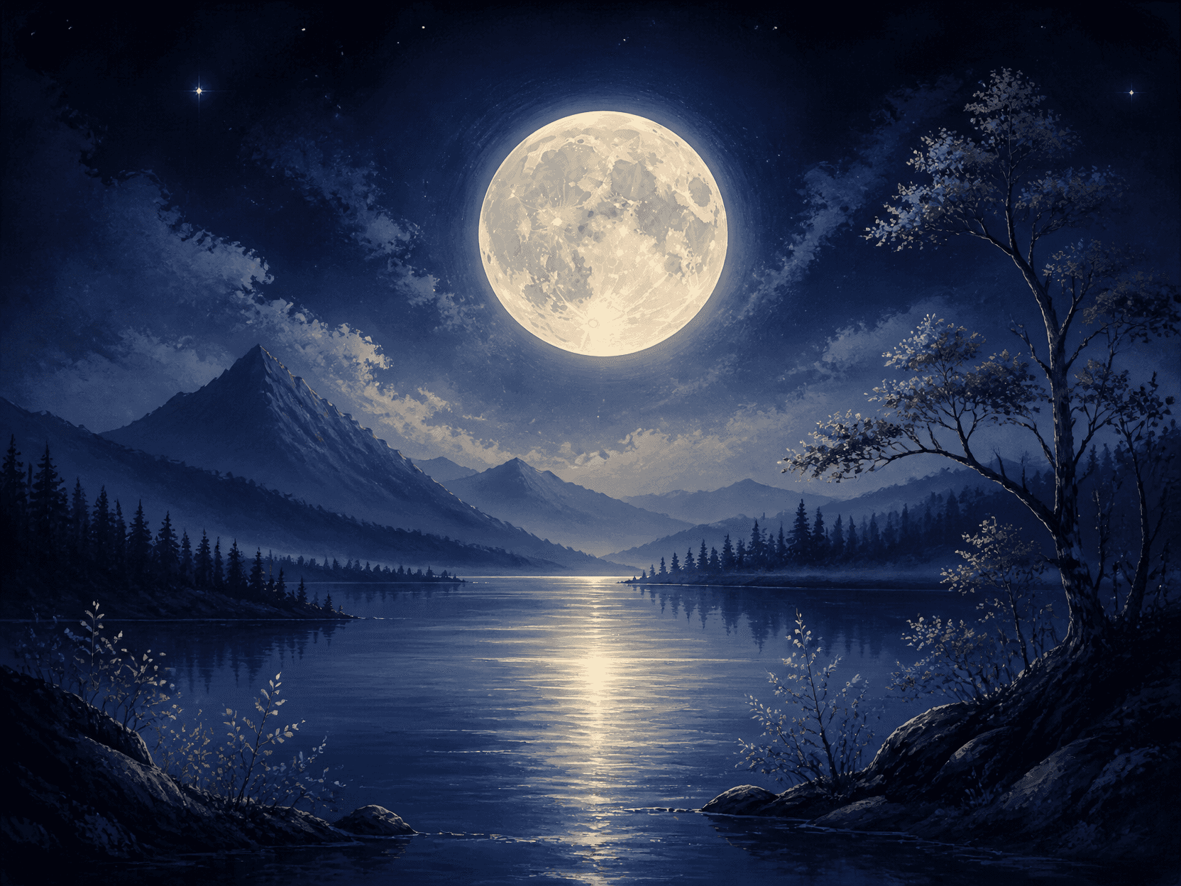 Full Moon Illustration