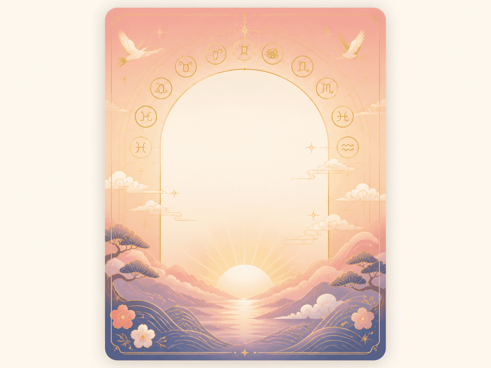 Zodiac Fortune Card