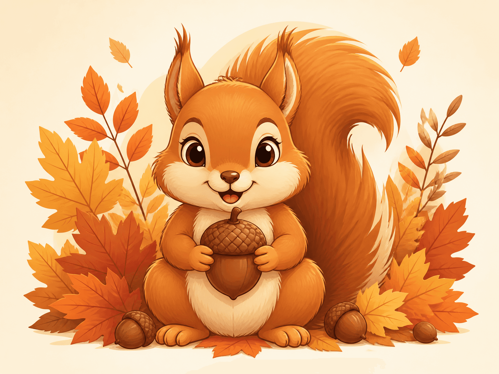 Squirrel Illustration
