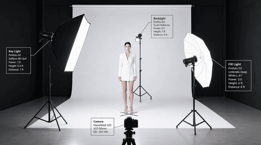 Photography Lighting Setup