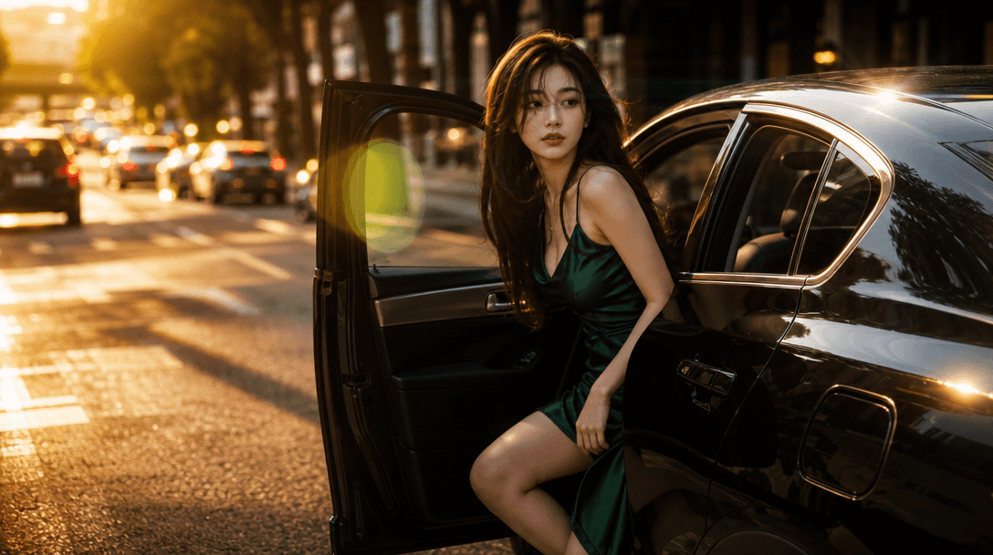 Car Exit Moment Photo