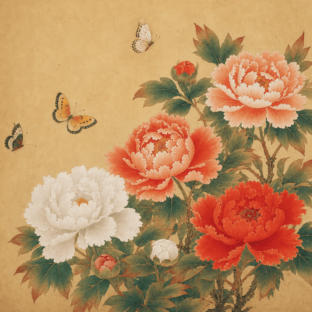 Flower Folk Painting