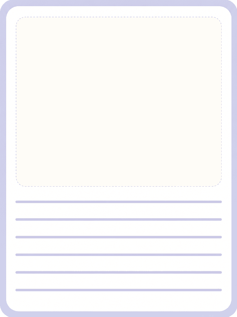 Picture Diary Template