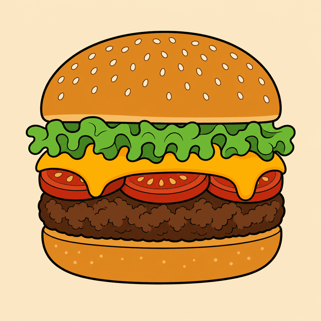 Hamburger Illustration