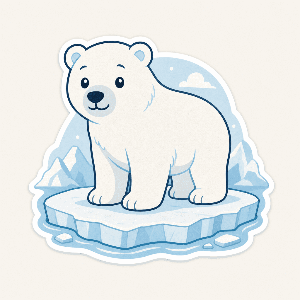 Polar Bear Illustration