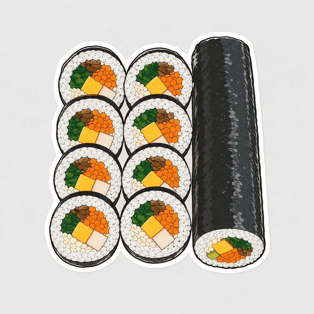 Gimbap Illustration