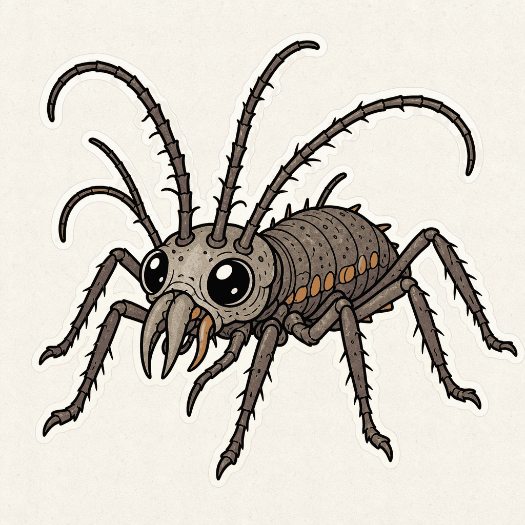 Creepy Bug Illustration