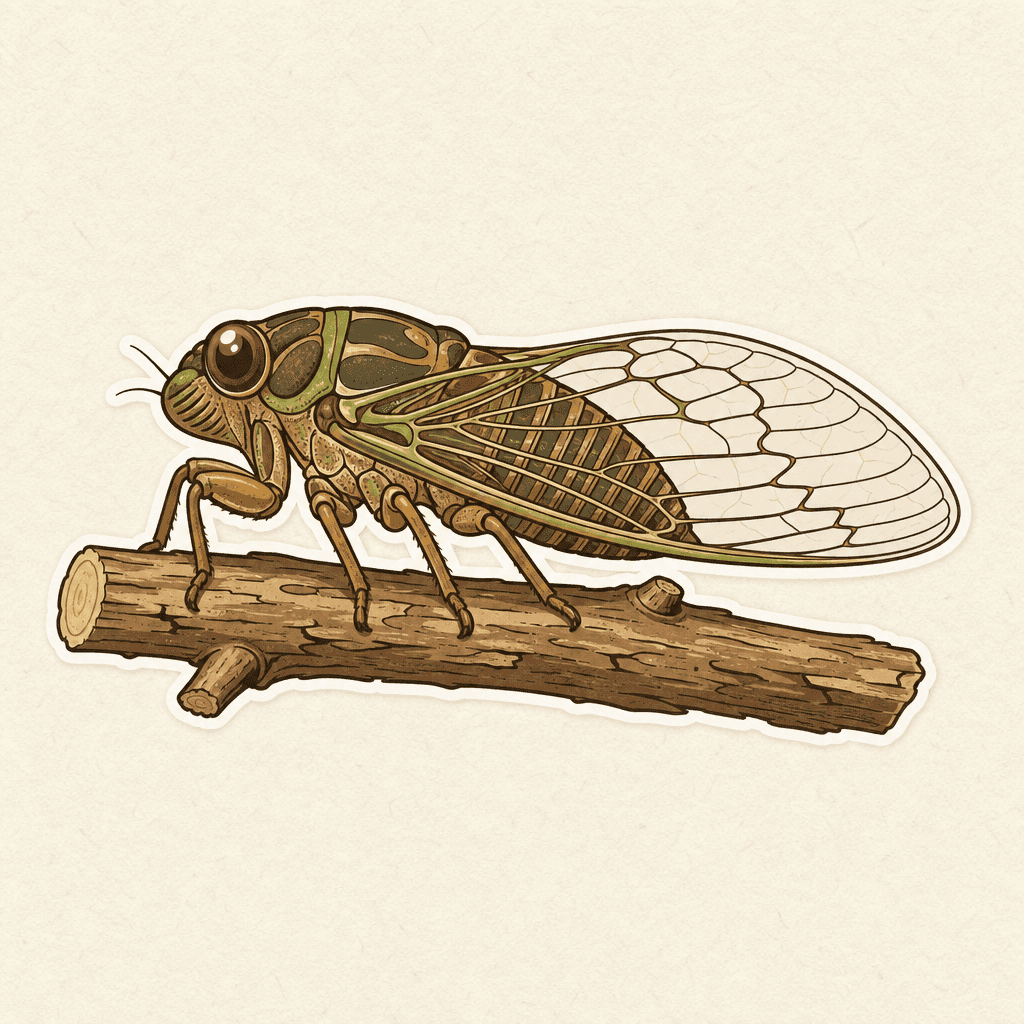 Cicada Illustration