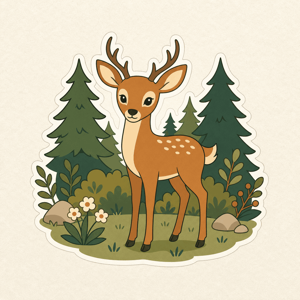 Deer Illustration