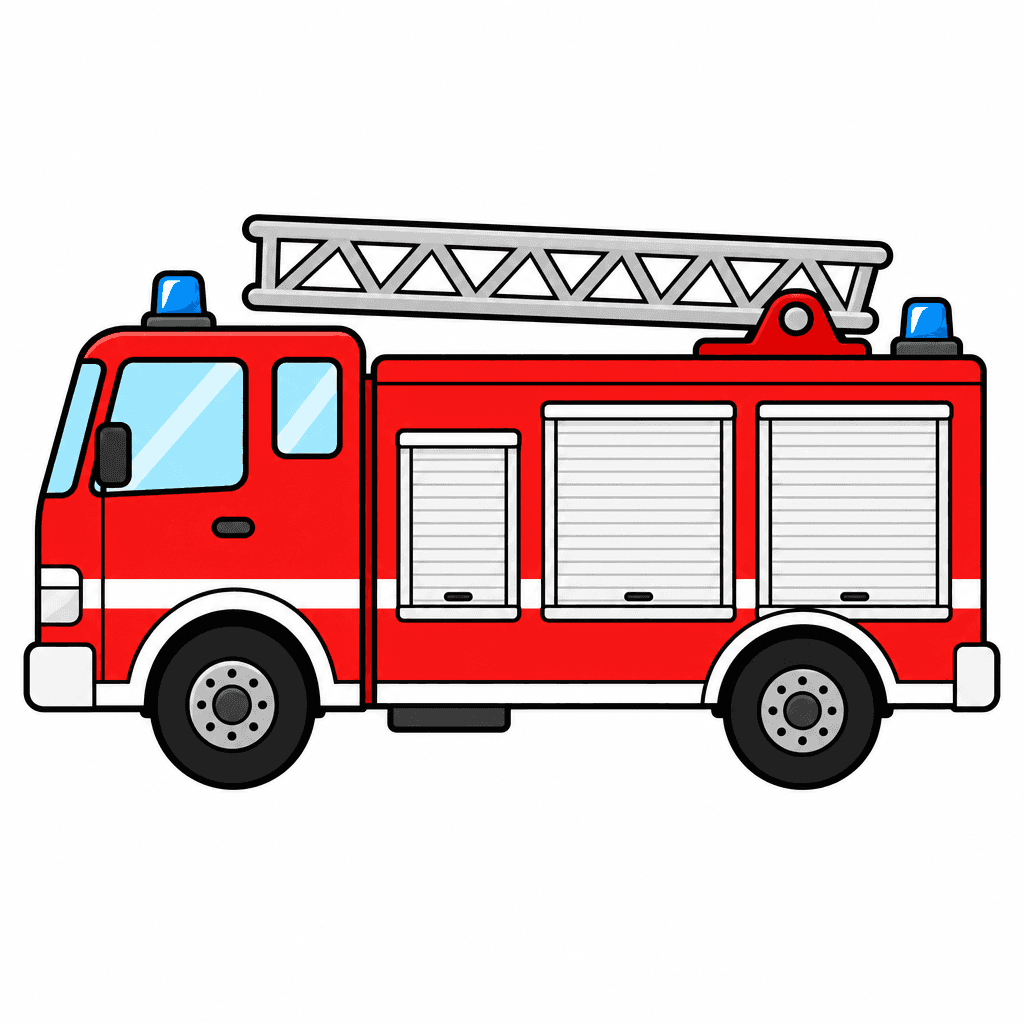Fire Truck Illustration