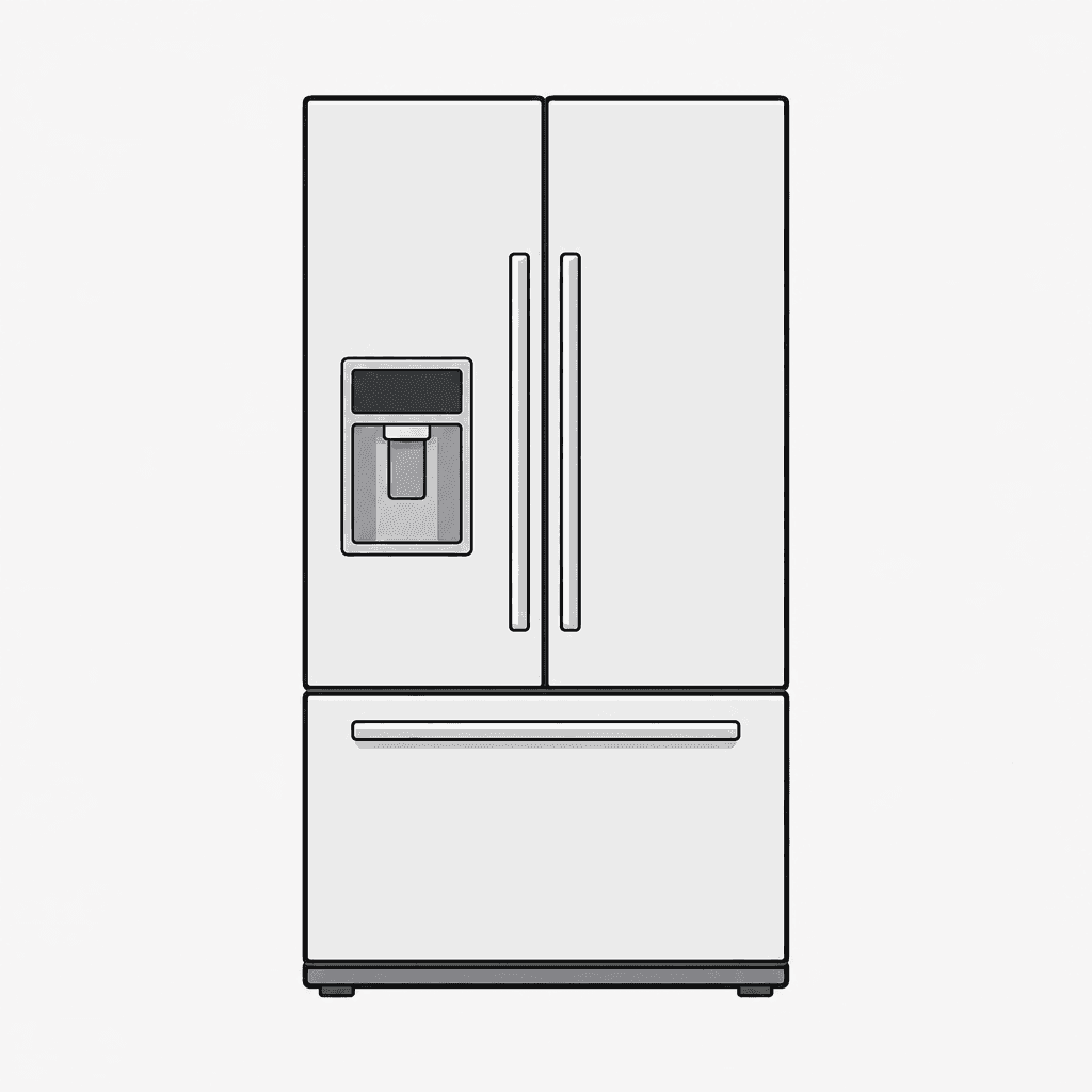Refrigerator Illustration