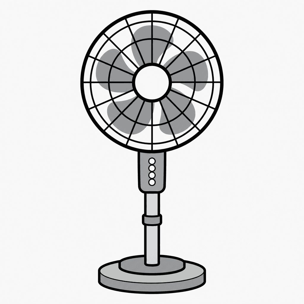 Electric Fan Illustration