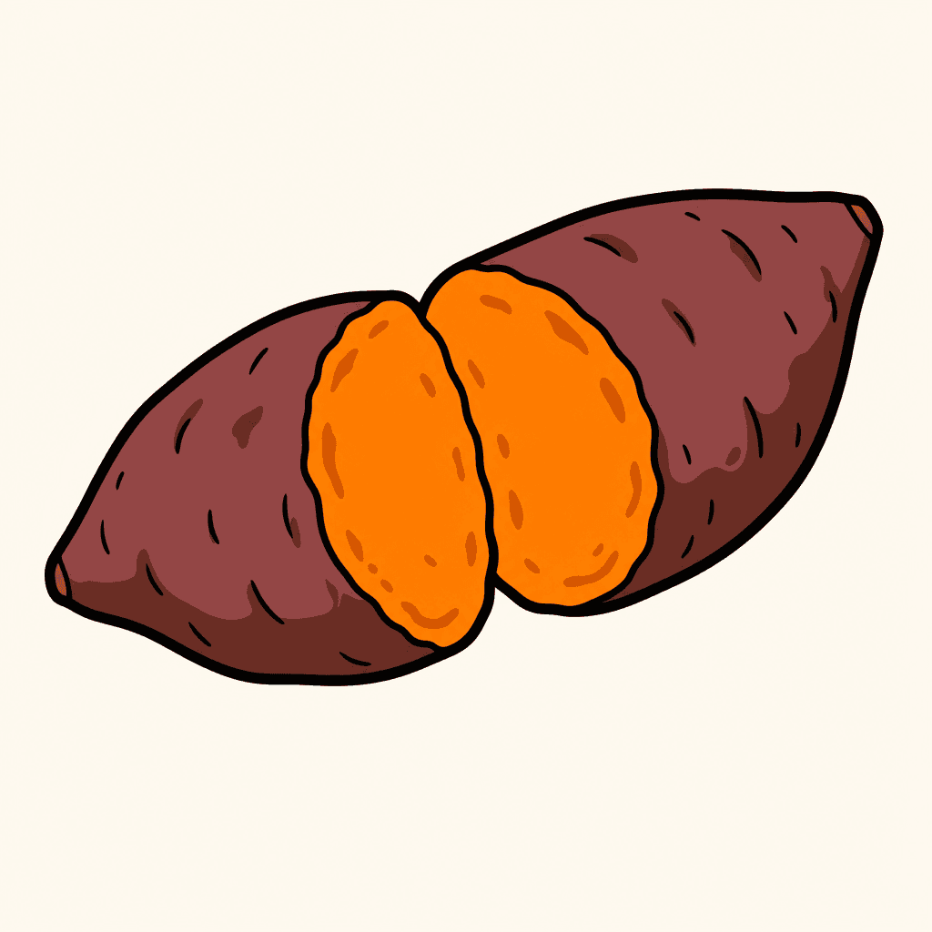 Sweet Potato Illustration