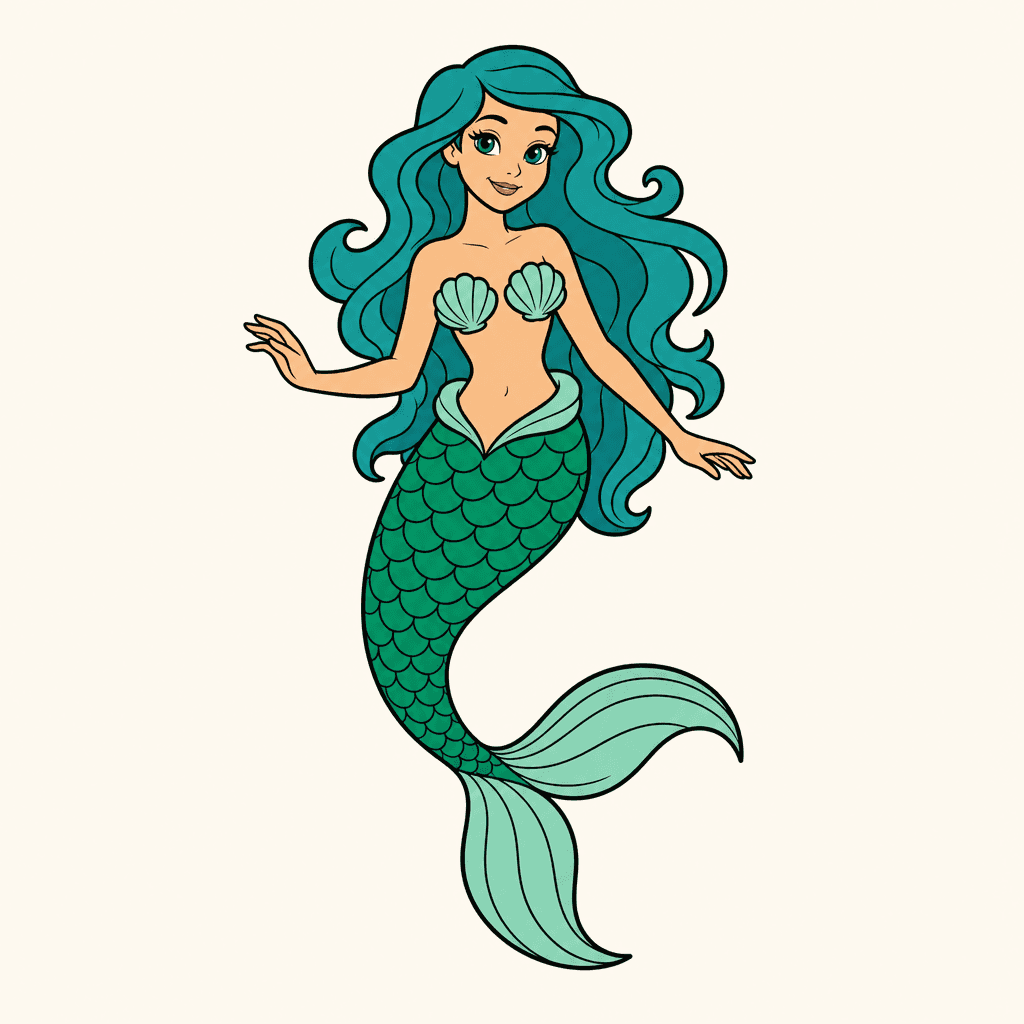 Mermaid Illustration