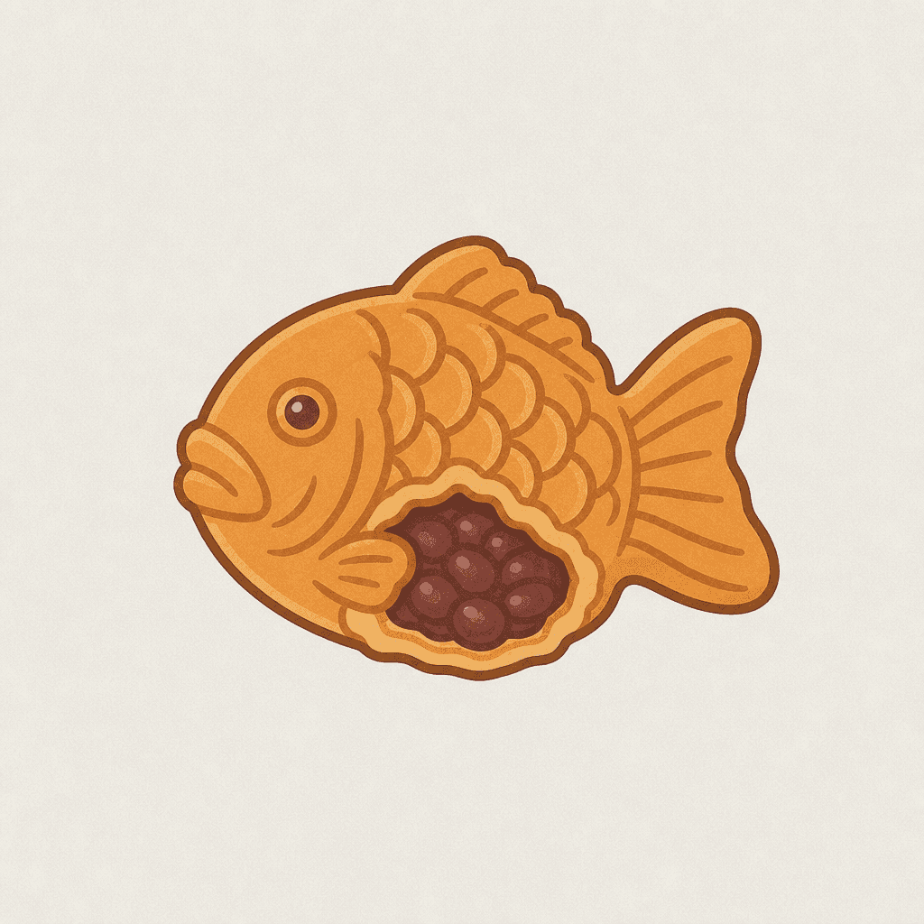 Fish Bread Illustration