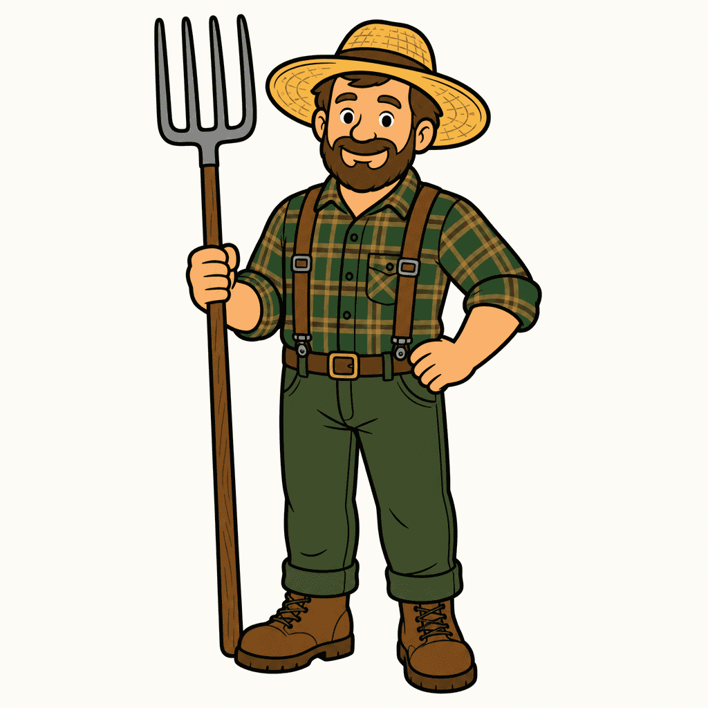 Farmer Illustration