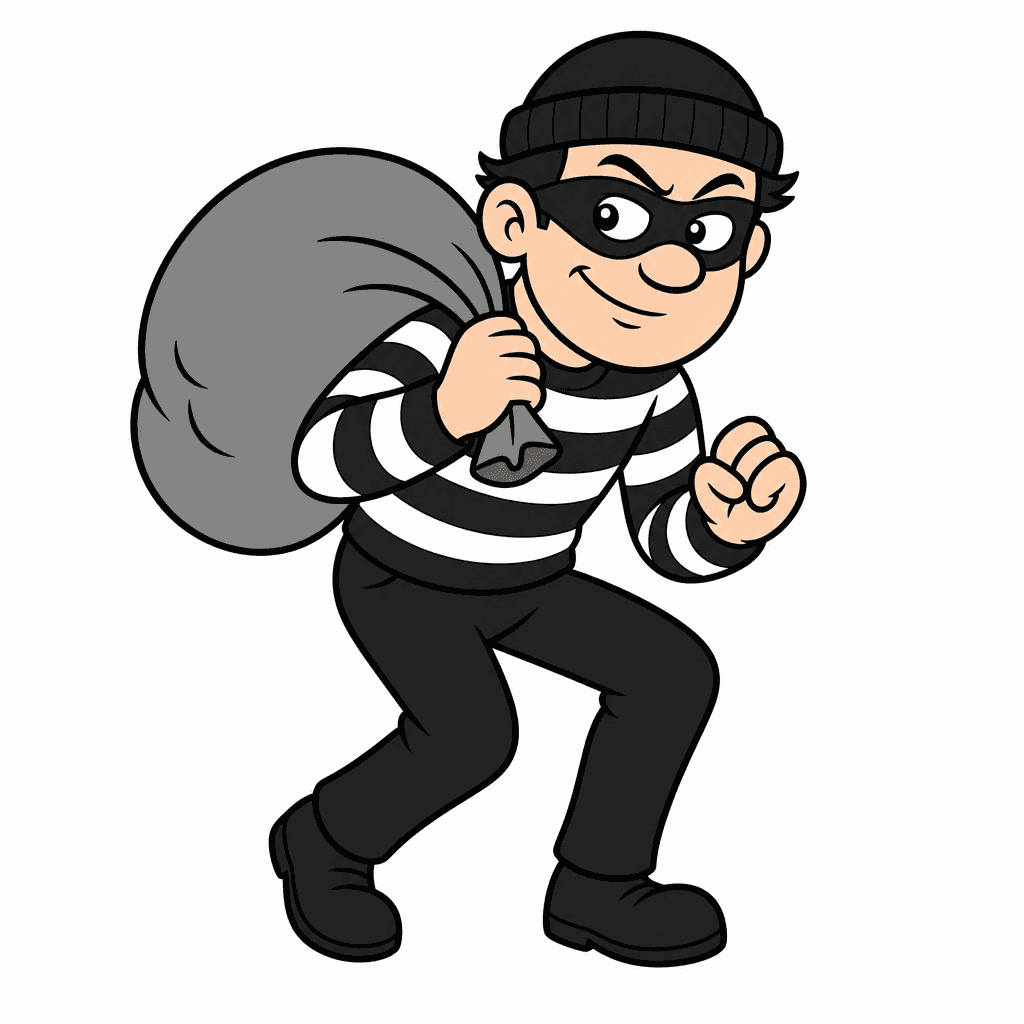 Thief Character Illustration