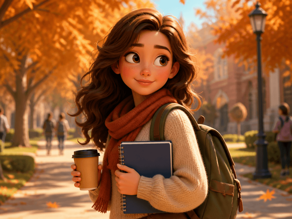 College Student Illustration