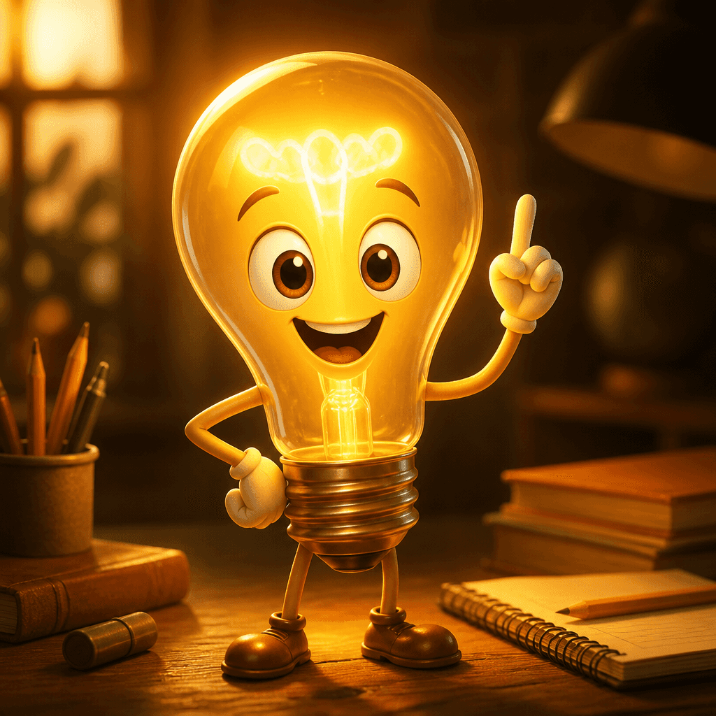 Lightbulb Character