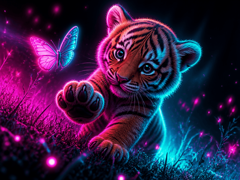 Baby Tiger Illustration