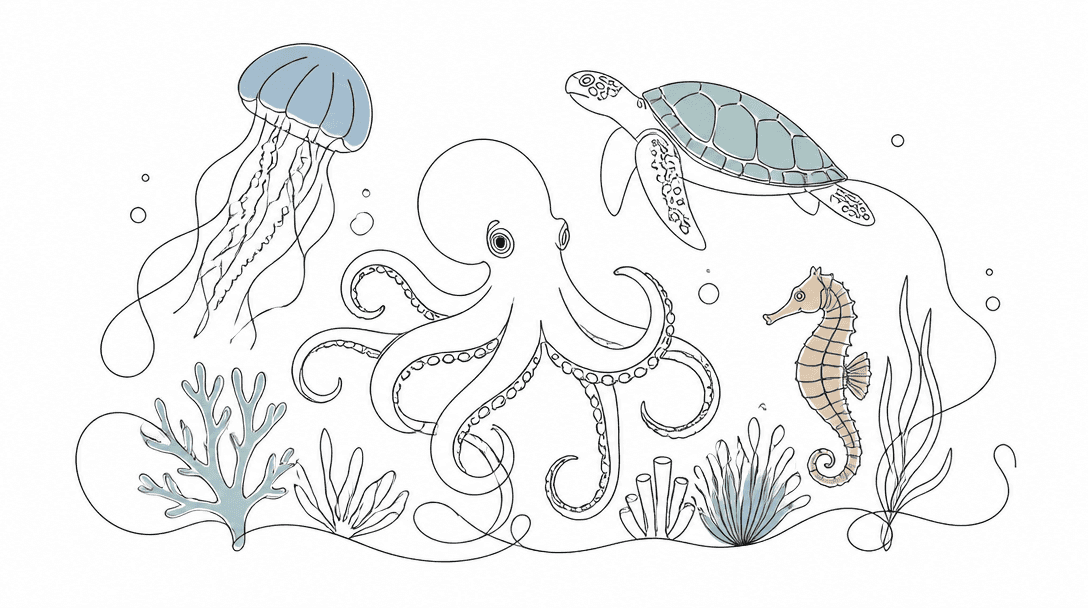 Sea Creature Illustration