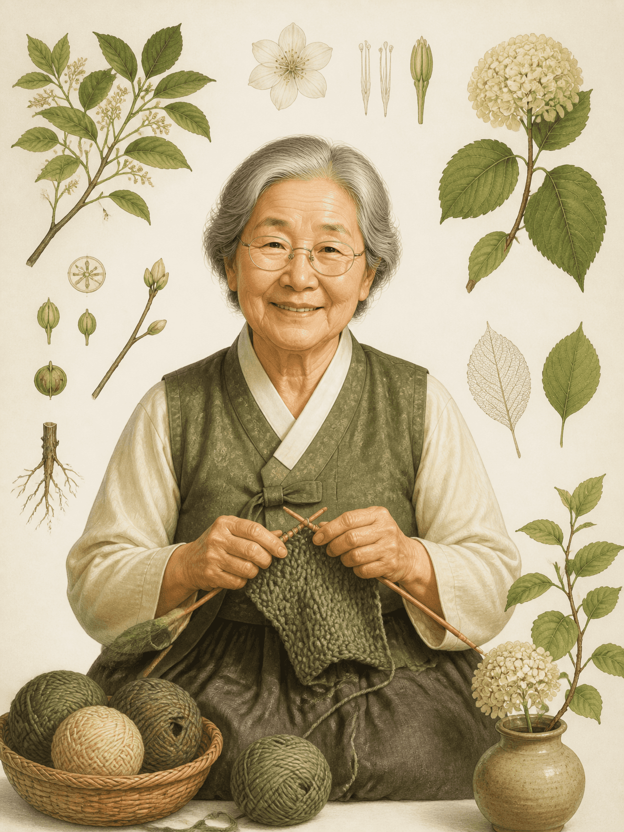 Grandmother Illustration
