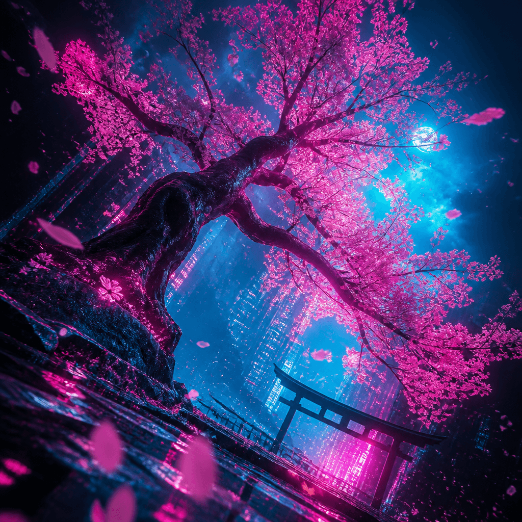 Cherry Blossom Illustration