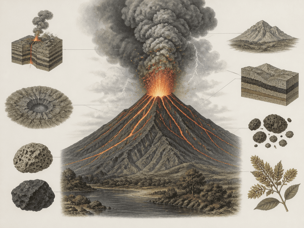 Volcano Illustration