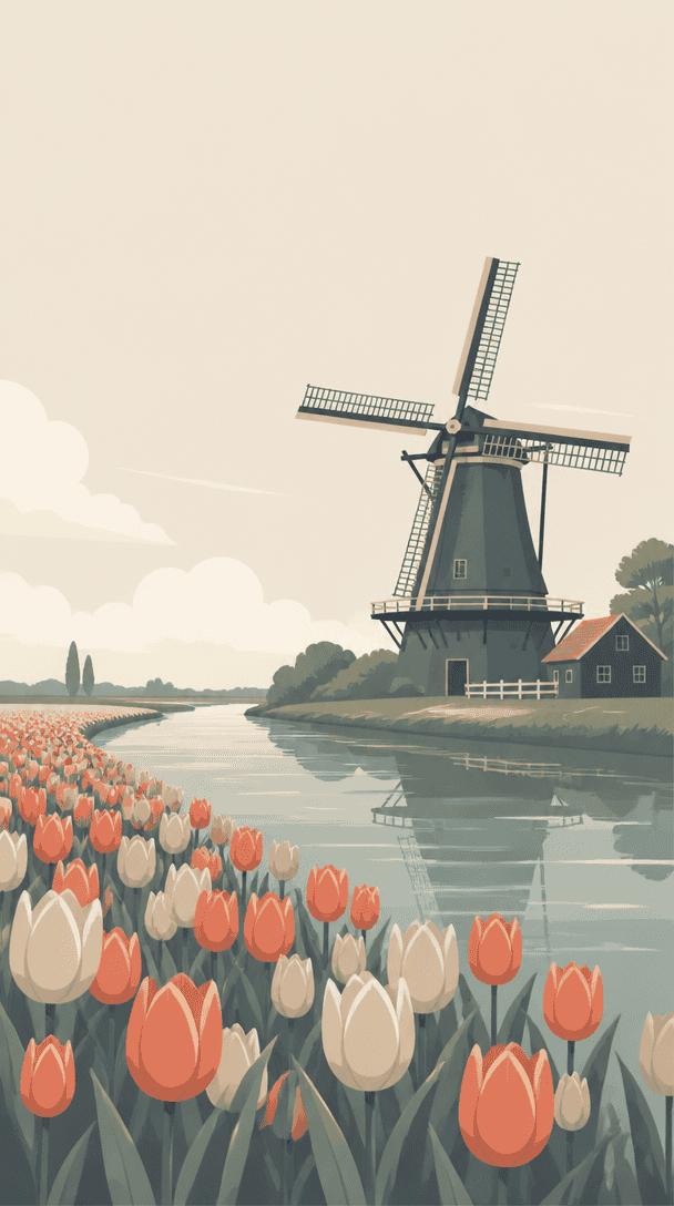 Windmill Illustration