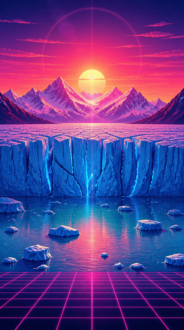 Glacier Illustration