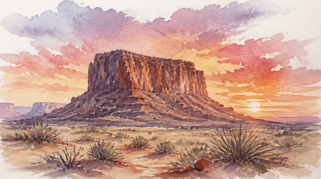 Mesa Illustration