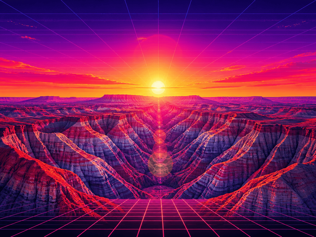 Badlands Illustration