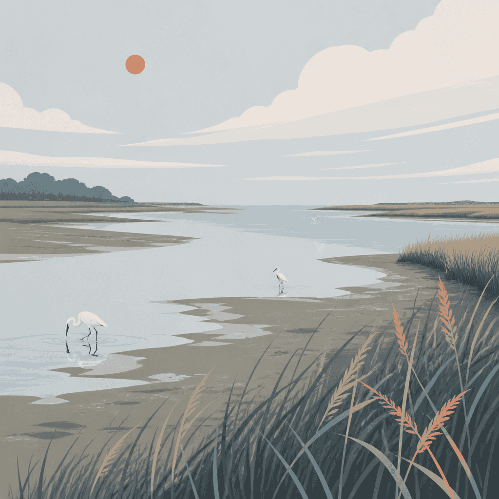 Estuary Illustration