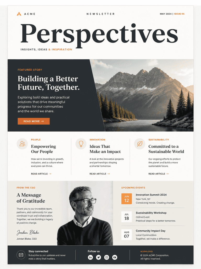 Newsletter Design