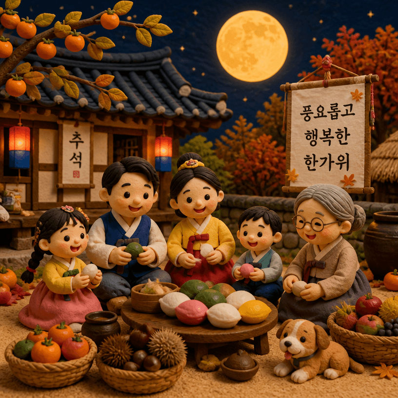 Chuseok Illustration