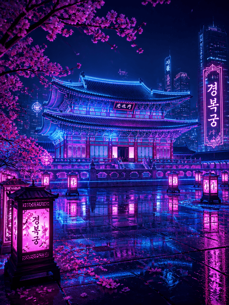 Gyeongbokgung Illustration