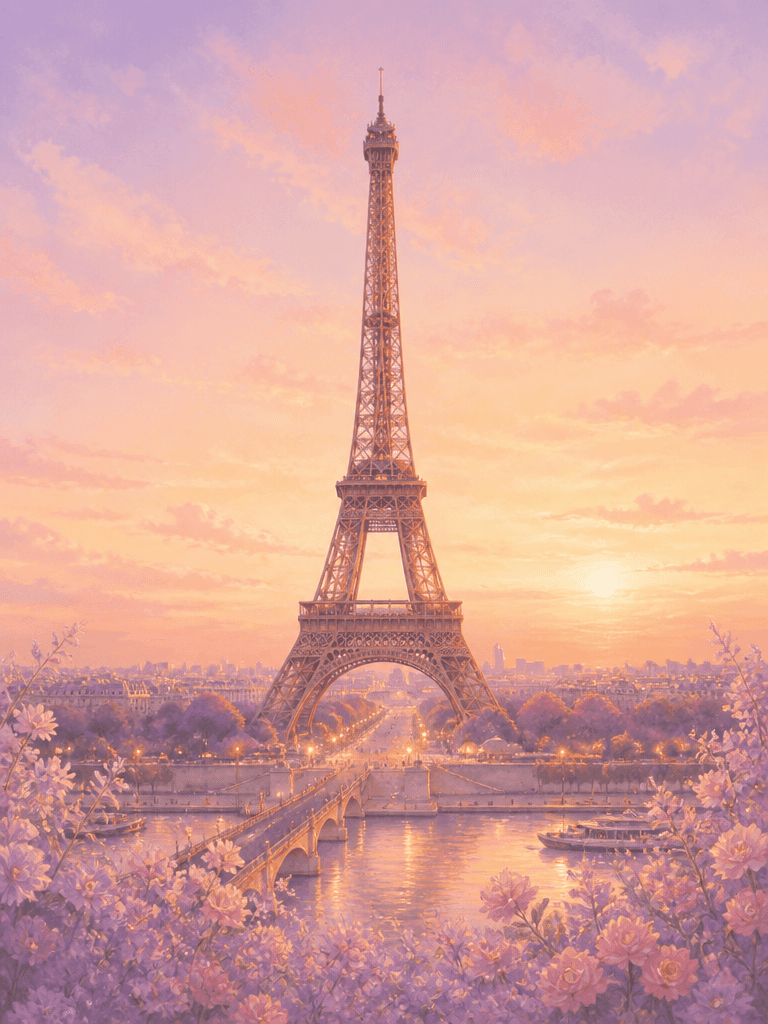 Eiffel Tower Background Photo