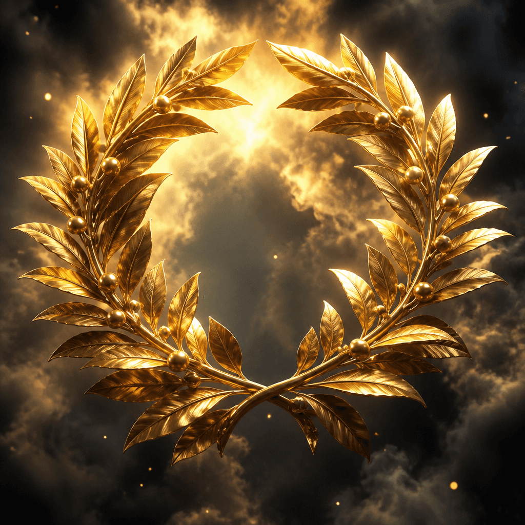 Laurel Wreath Illustration