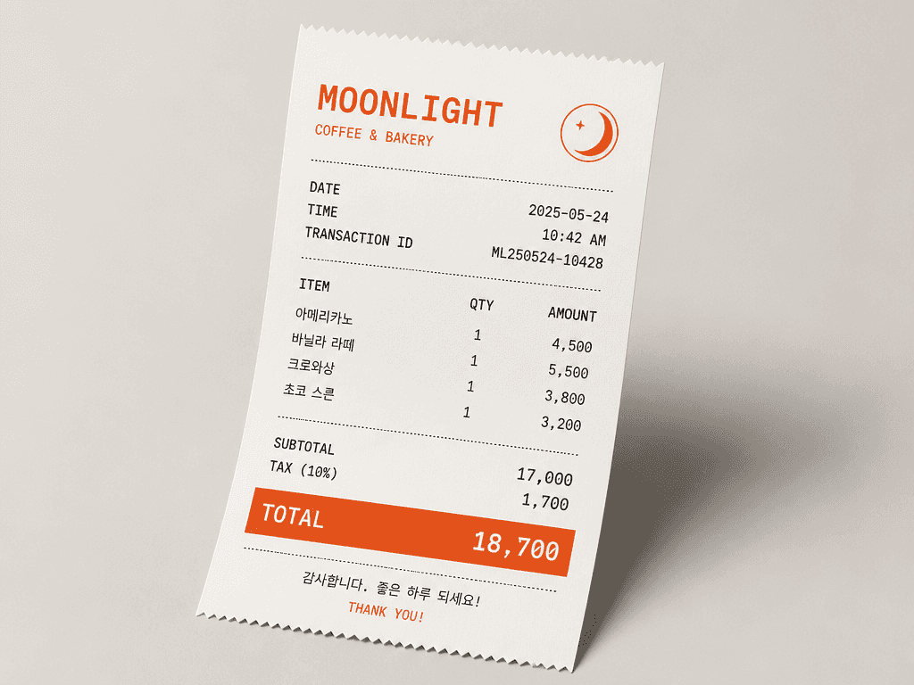 Receipt Design