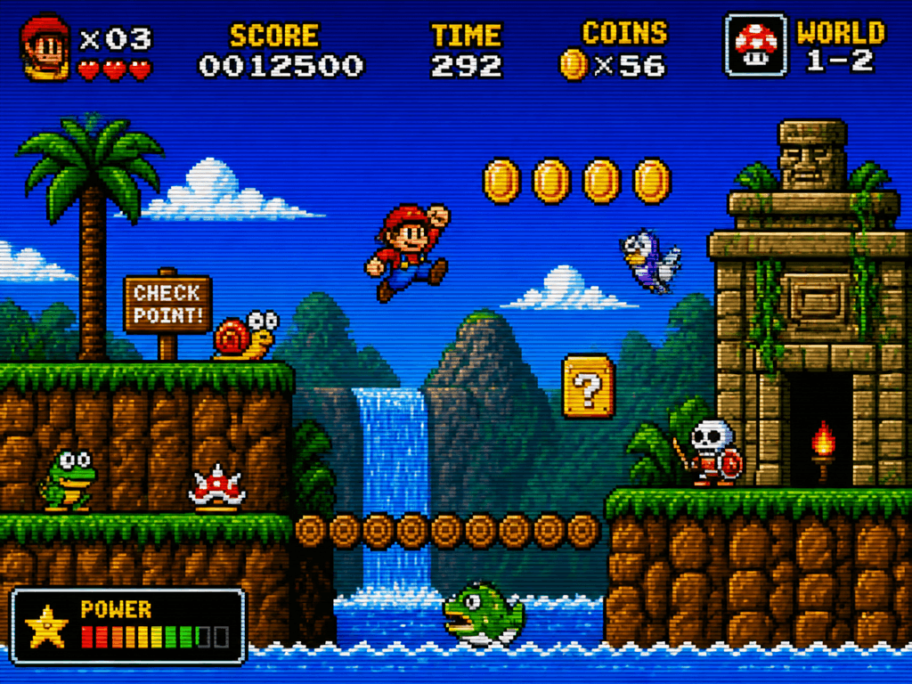 Retro Game Art