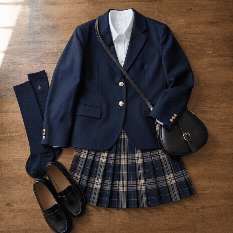 school uniform styling