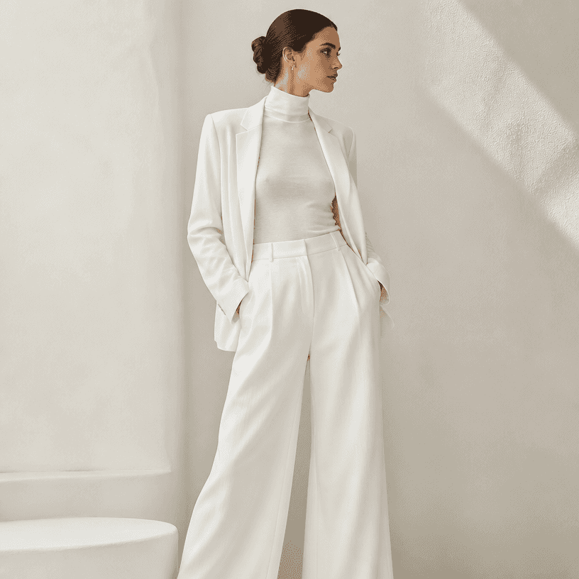 All White Outfit