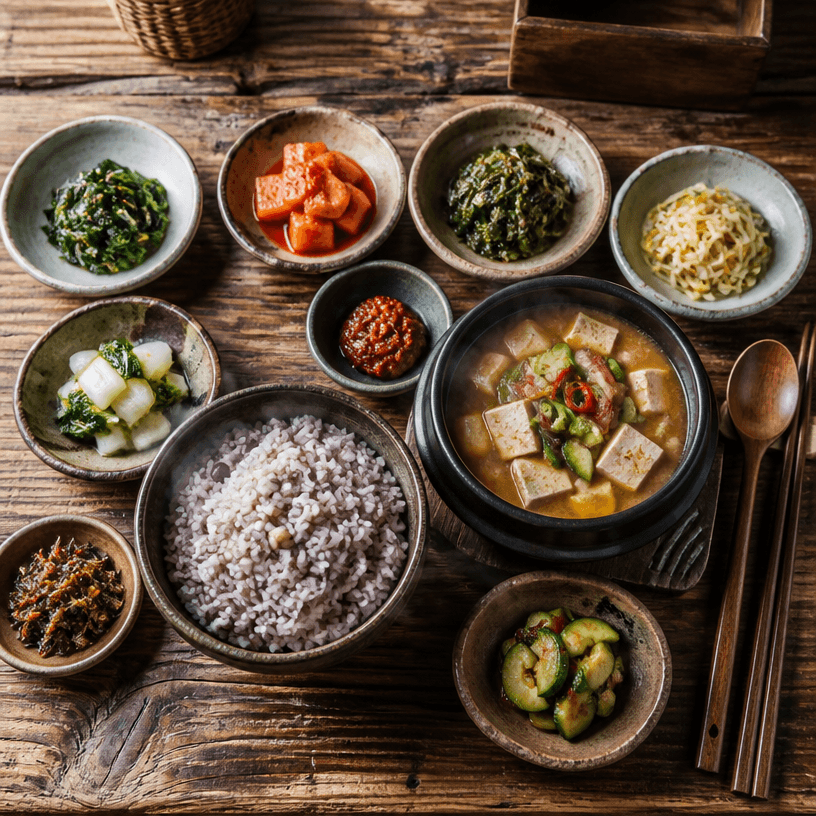 Korean Restaurant Meal
