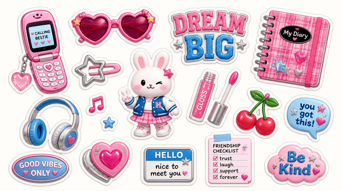 High Teen Sticker