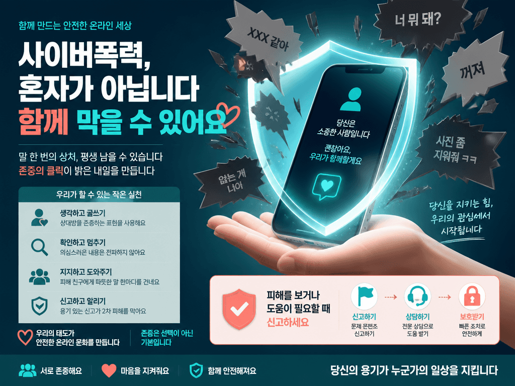 Cyberbullying Prevention Poster
