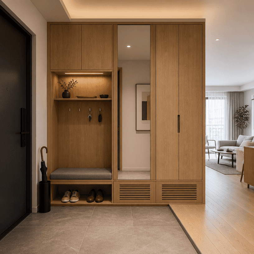 Entrance with Shoe Cabinet