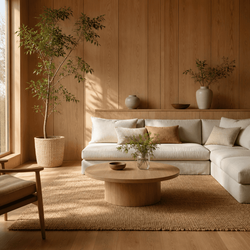 Natural Wood Tone Interior