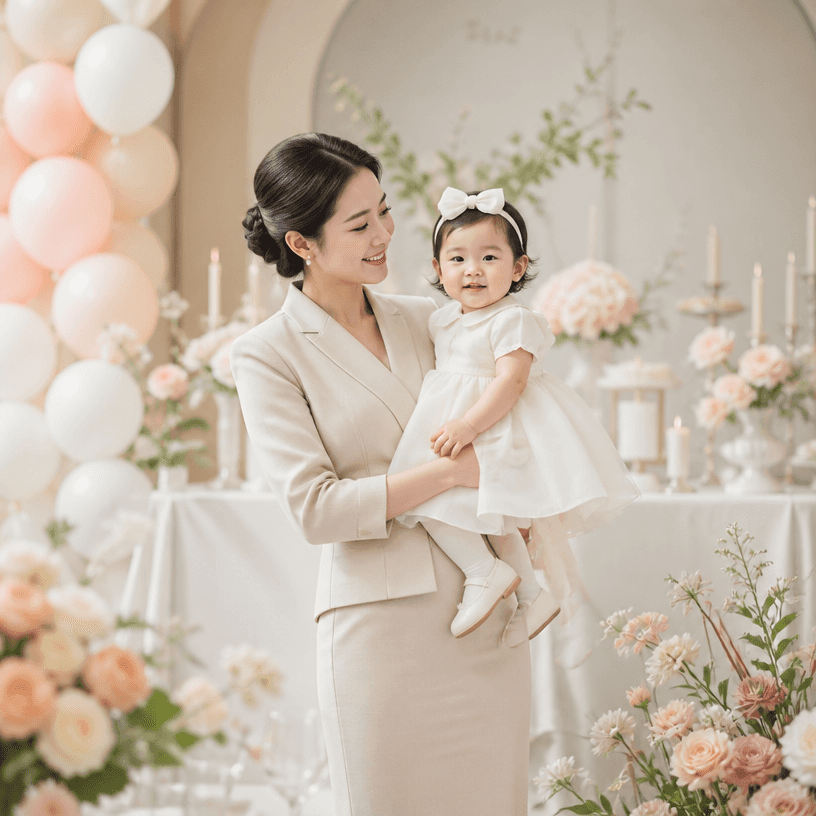 Baby's First Birthday Parent Outfit