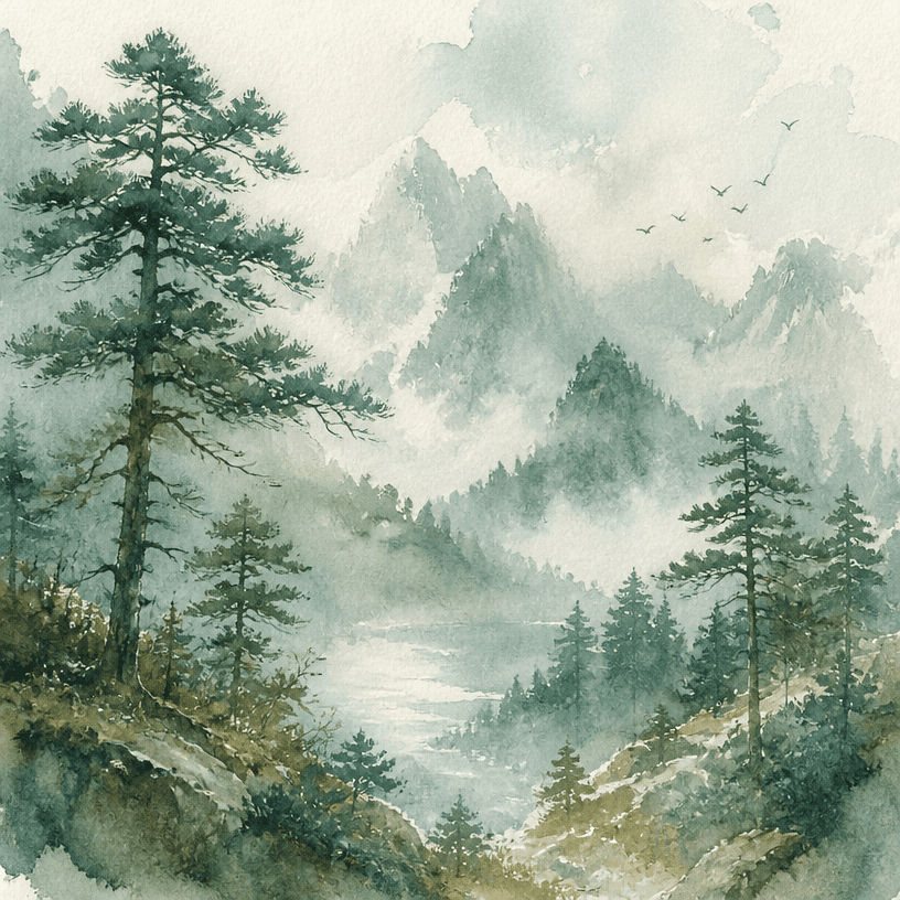 Landscape Watercolor Art
